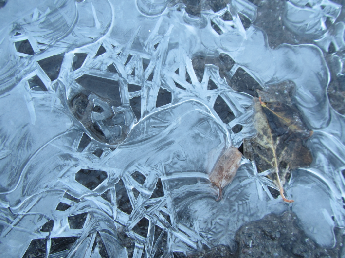 Early stages of ice formation - Adventures in Oceanography and Teaching