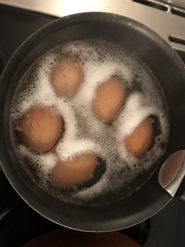 Foam pattern when hardboiling eggs Adventures in Oceanography and